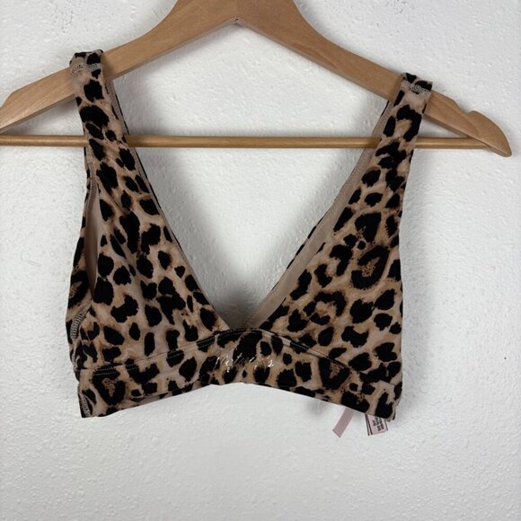 Victoria's Secret Soft Lined Wireless Cheetah Print Bralette Size: Small - Picture 4 of 7